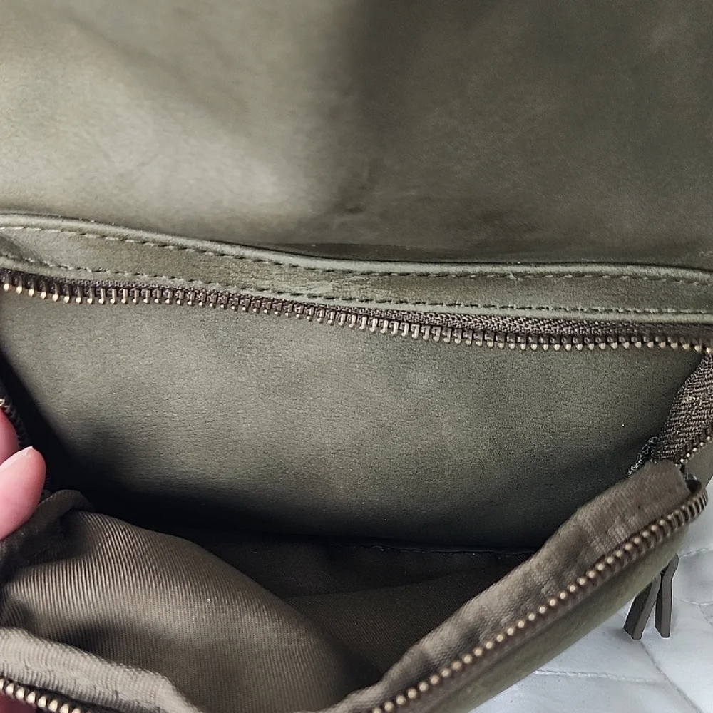 Universal‎ Thread Suede Olive Green Mini Backpack Bag